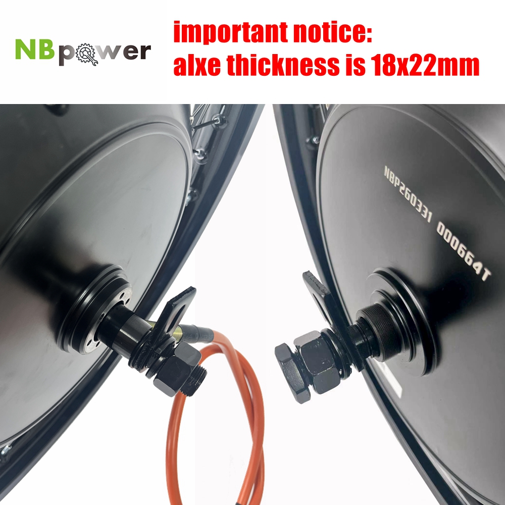 NBpower/170mm Dropout QS 273 4 - Qs Motor 273 8000W Hub Motor recension och pris