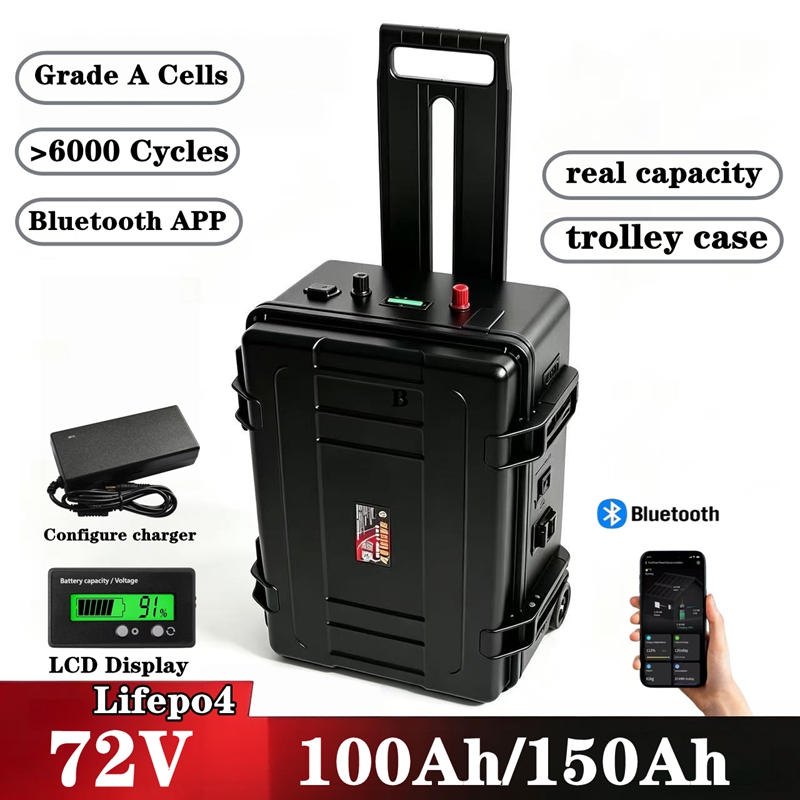 72V Waterproof LiFepo4 Lithium - Lifepo4 72V 100Ah Battery Pack Ev recension och pris